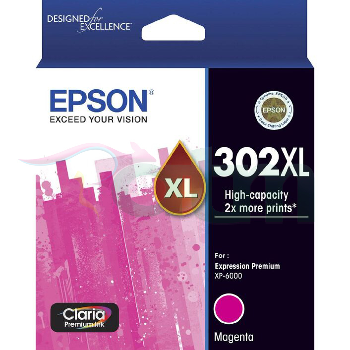 Epson 302XL C13T01Y392 Genuine Magenta Ink Cartridge