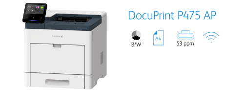 Fuji Xerox DocuPrint P475 AP Mono Laser Printer 53ppm 1200dpi