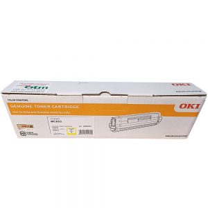 Oki MC853dn 45862841 Genuine Yellow Toner Cartridge
